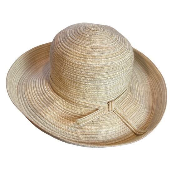 Scala Tan Packable Sun Protection Hat Women's One Size - Picture 5 of 12